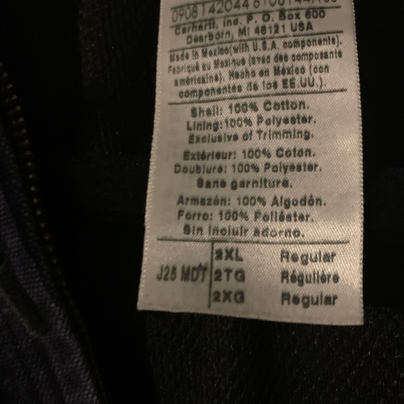 XXL carhartt jacket, In really really good condition!! - Picture 4 of 7